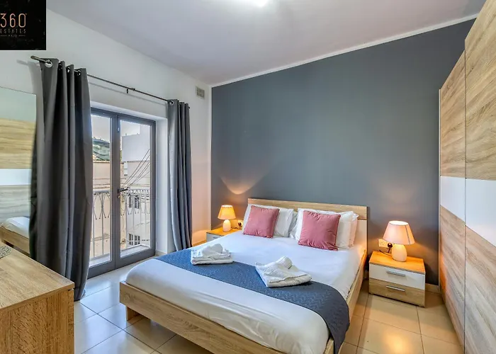 Stylish 2Br Meridian Suite In Central St Julians By 360 Estates